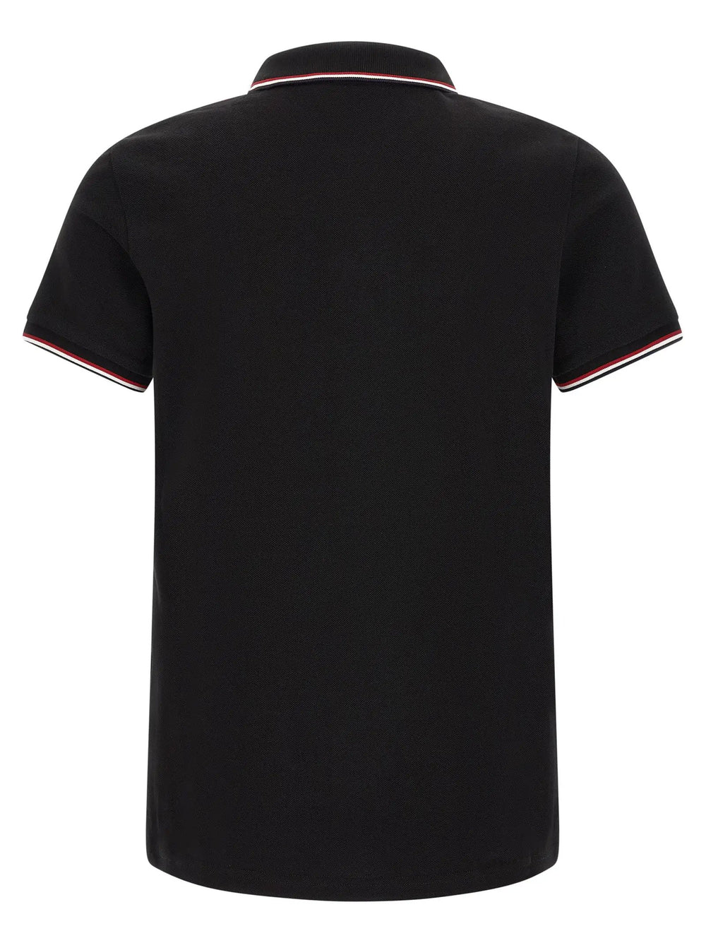 Moncler Sample Sale | Moncler Black Cotton Polo Shirt - | Designer outlet