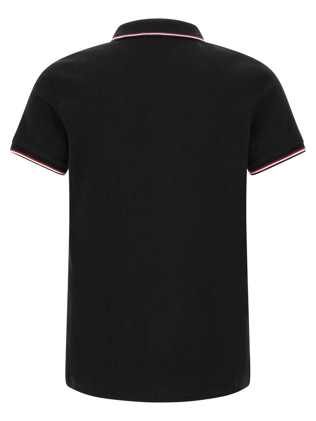 Moncler Sample Sale | Moncler Black Cotton Polo Shirt - | Designer outlet