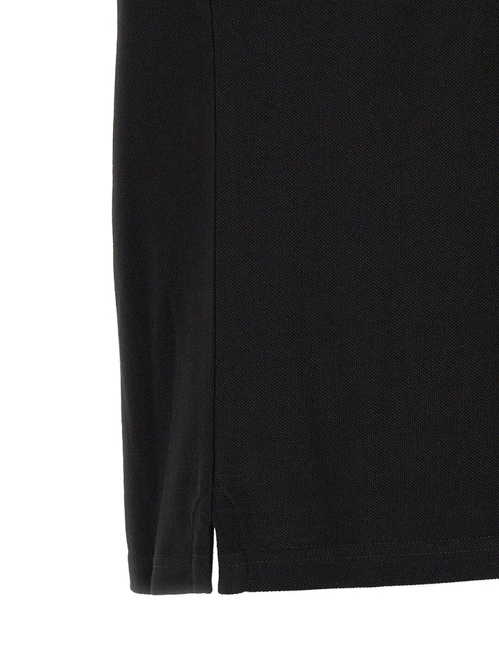 Moncler Sample Sale | Moncler Black Cotton Polo Shirt - | Designer outlet