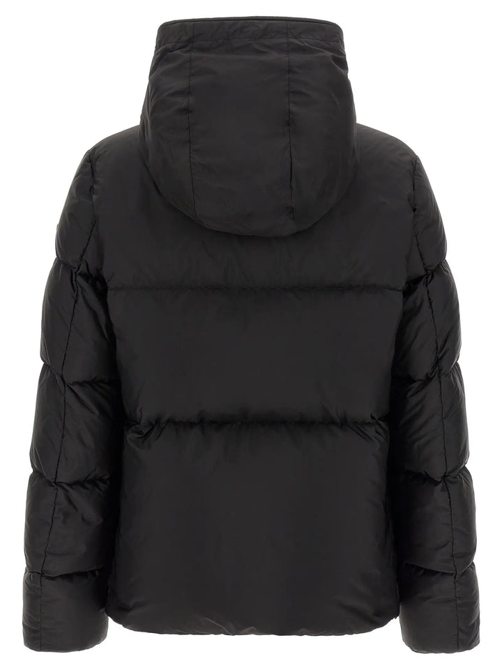 Moncler Sample Sale | Moncler Black Polyamide Full-Length Jacket - | Designer outlet
