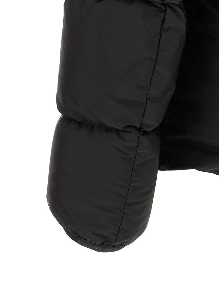 Moncler Sample Sale | Moncler Black Polyamide Full-Length Jacket - | Designer outlet