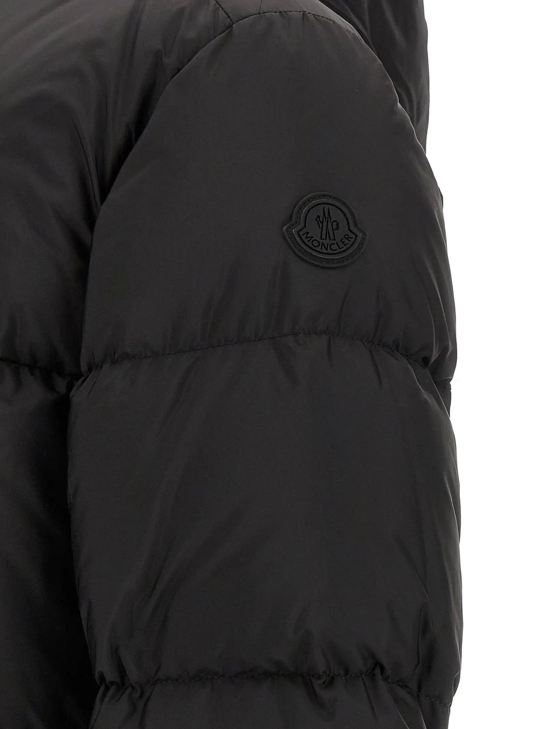 Moncler Sample Sale | Moncler Black Polyamide Full-Length Jacket - | Designer outlet