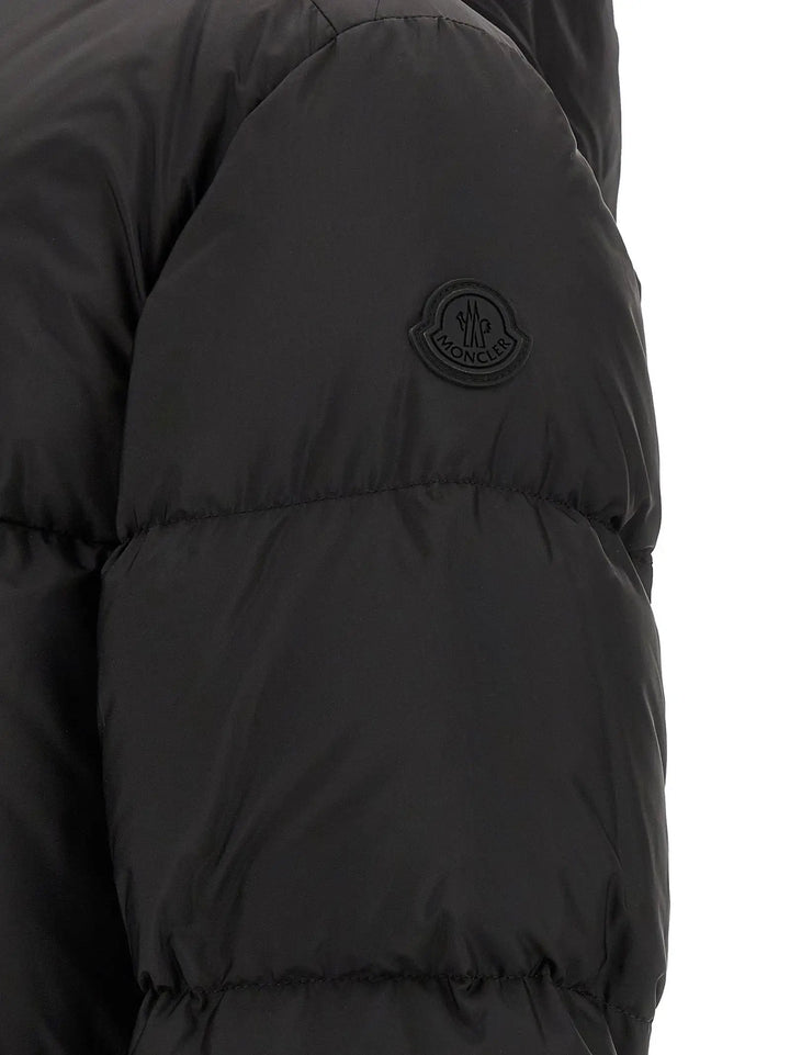 Moncler Sample Sale | Moncler Black Polyamide Full-Length Jacket - | Designer outlet
