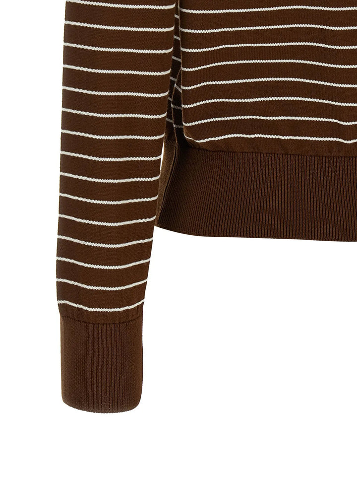 A.P.C. Sample Sale | A.P.C. Brown Cotton Cardigan - | Designer outlet