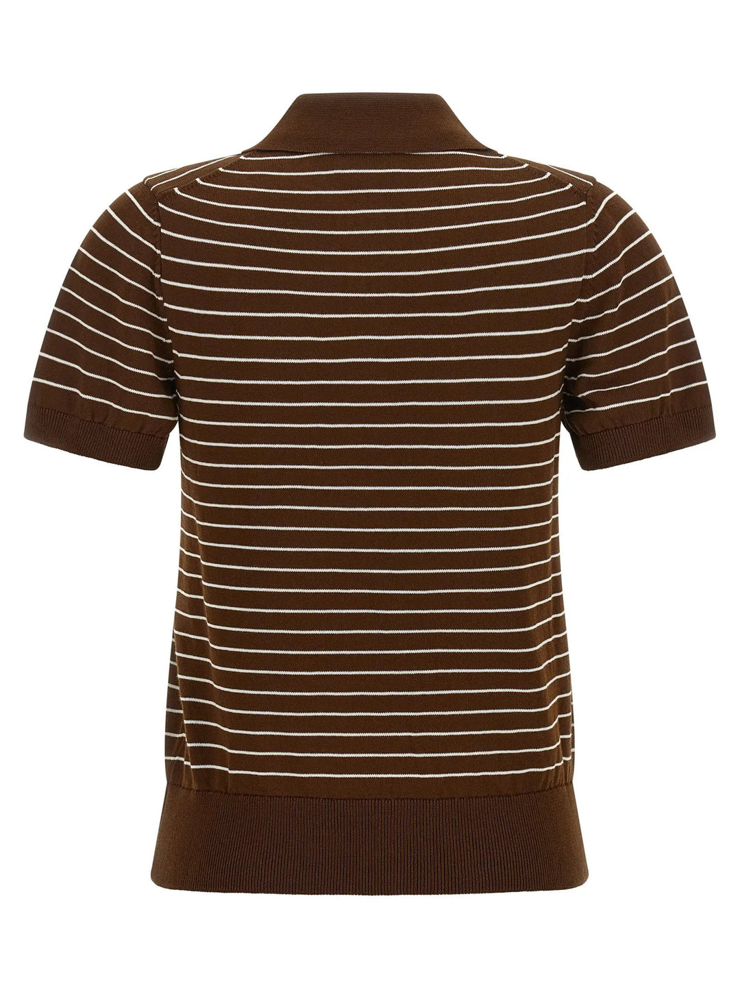 A.P.C. Sample Sale | A.P.C. Brown Cotton Polo Shirt - | Designer outlet