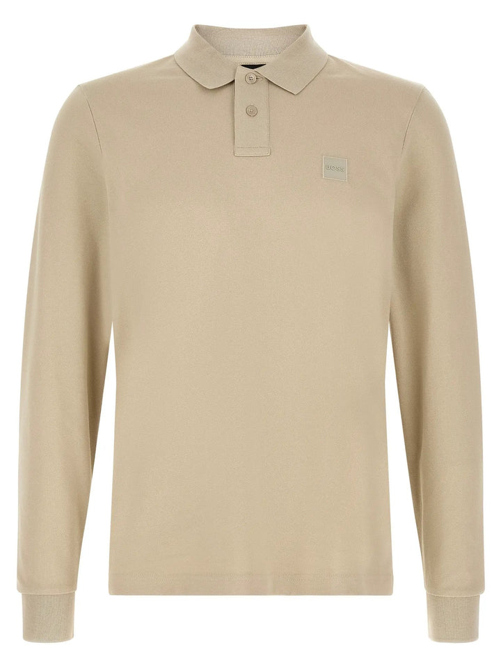 Hugo Boss Sample Sale | Hugo Boss Beige Cotton Polo Shirt - | Designer outlet