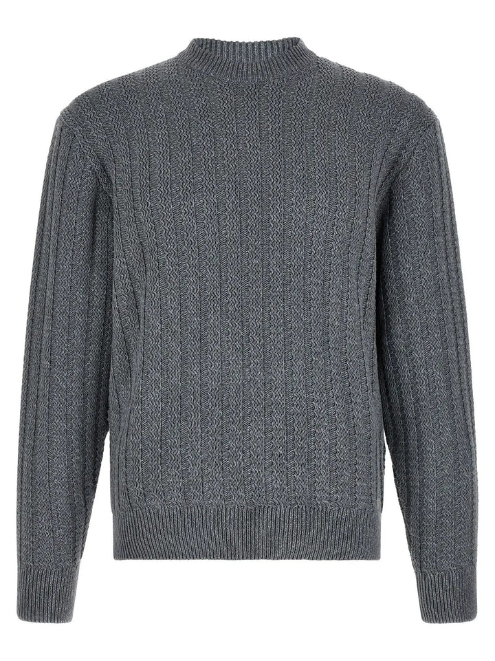 Hugo Boss Sample Sale | Hugo Boss Gray Cotton Cardigan - | Designer outlet