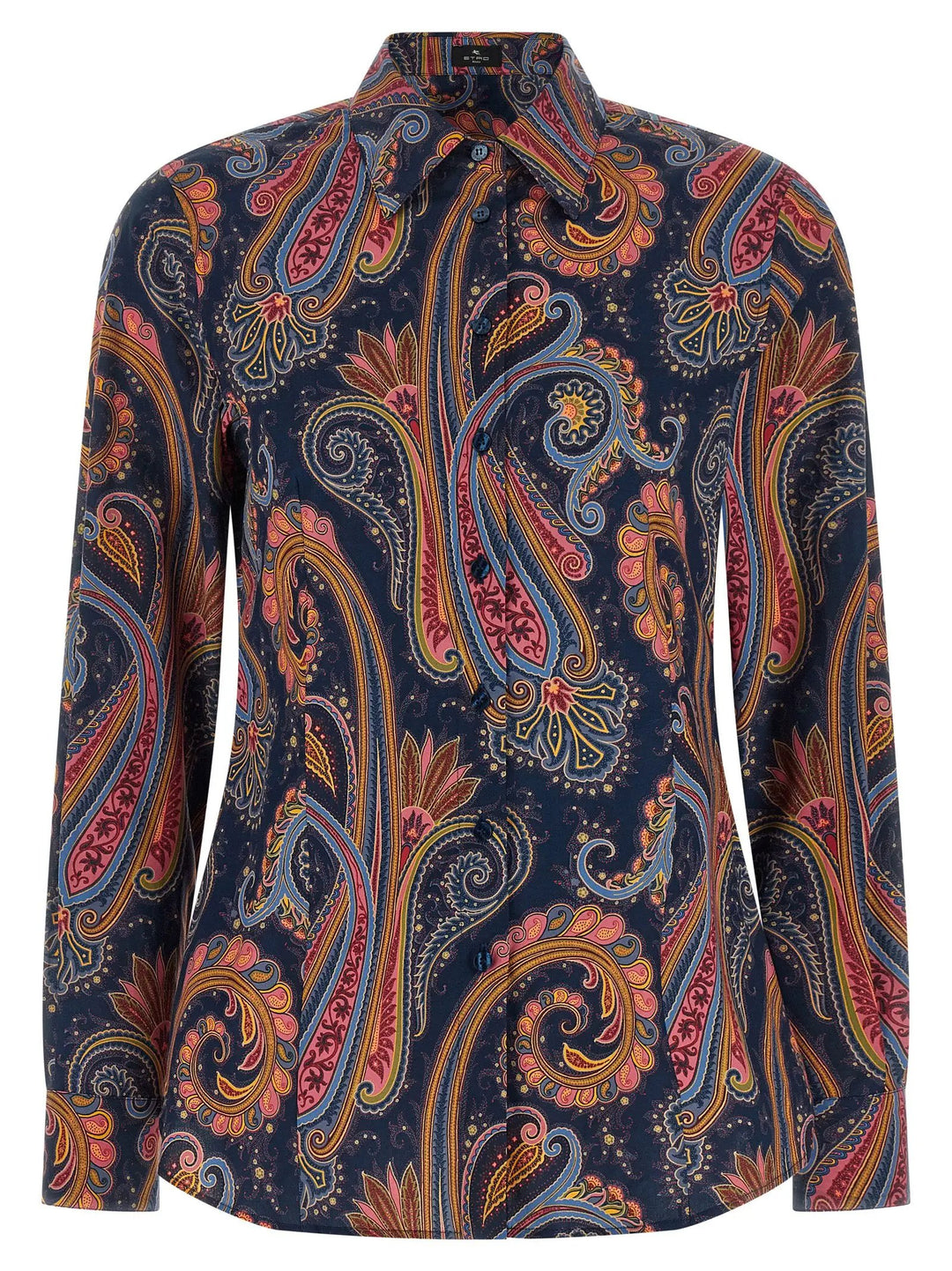 Etro Sample Sale | Etro Blue Cotton Blouse - | Designer outlet