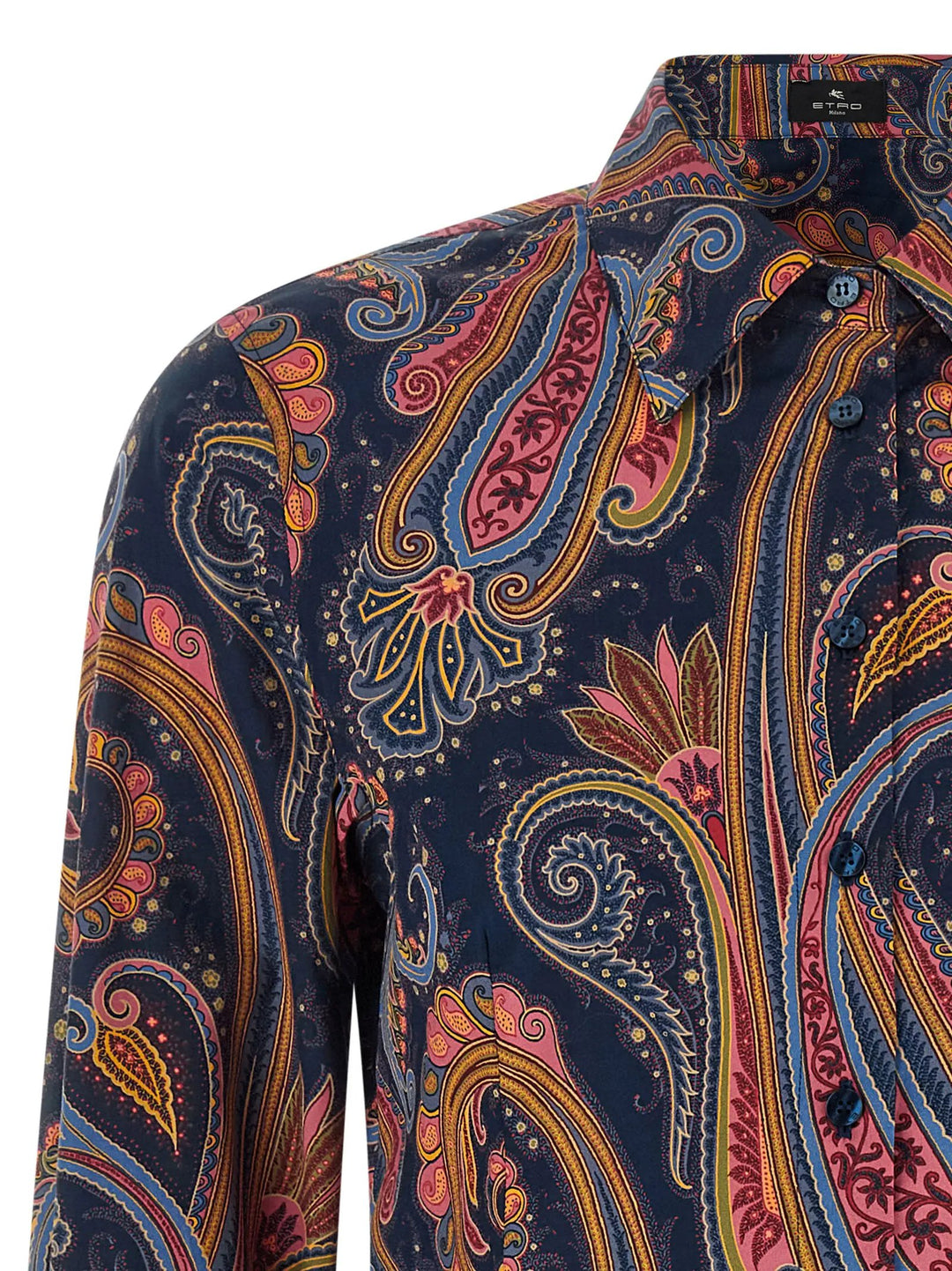 Etro Sample Sale | Etro Blue Cotton Blouse - | Designer outlet