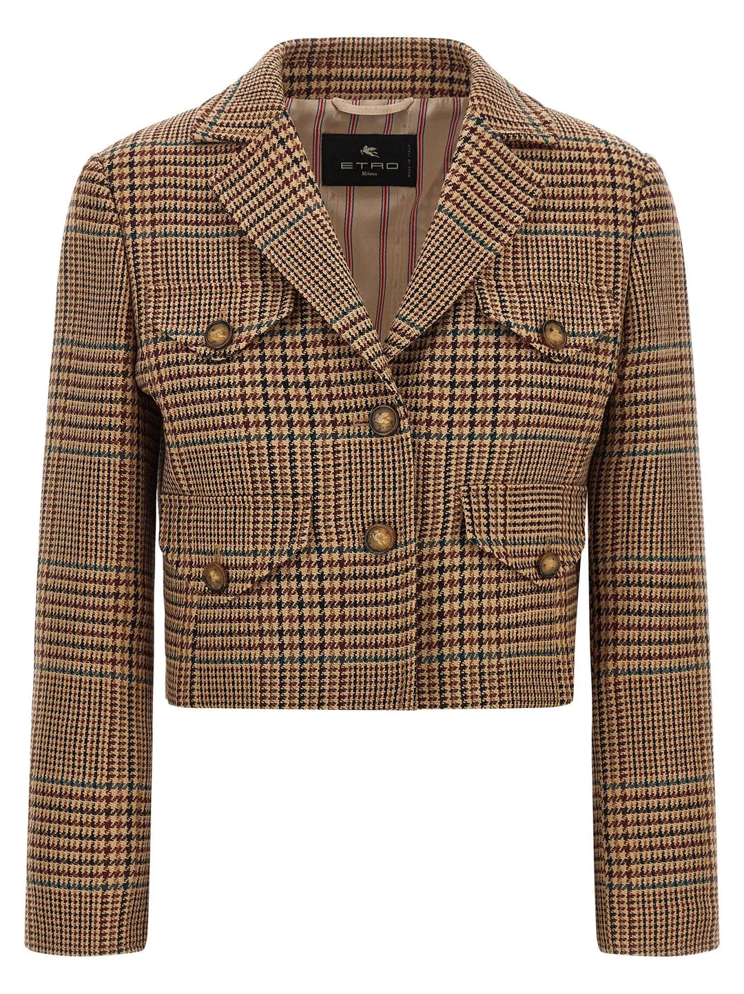 Etro Sample Sale | Etro Brown Wool Blazer - | Designer outlet