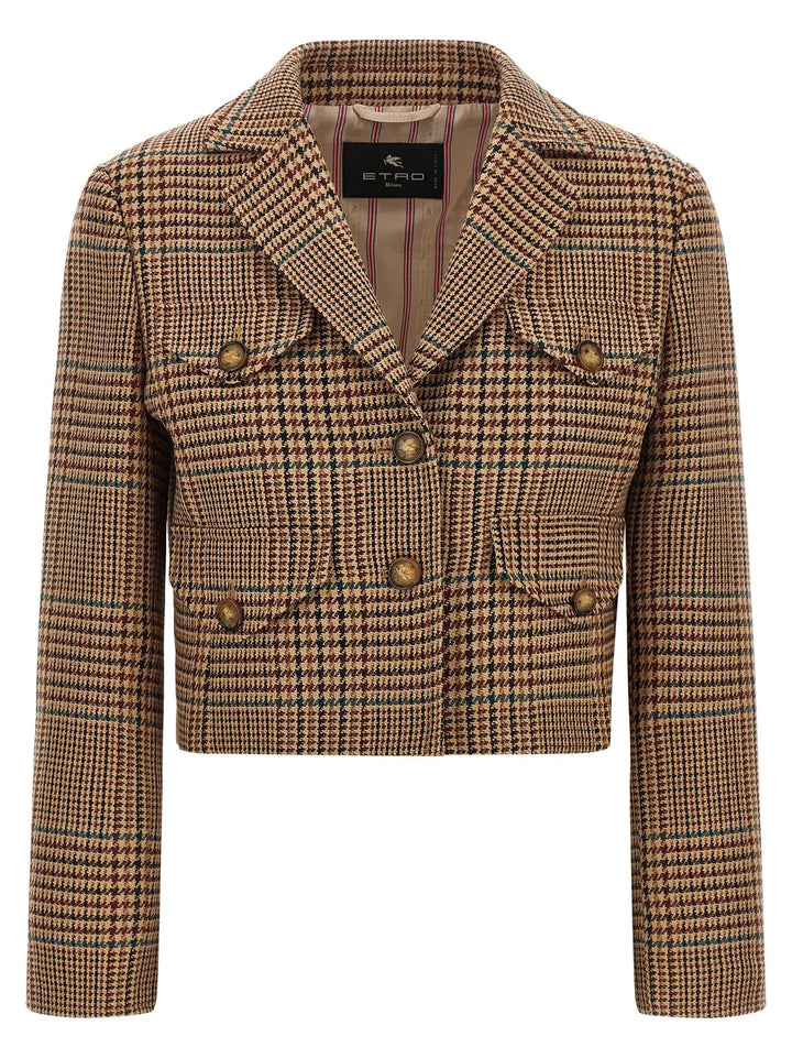Etro Sample Sale | Etro Brown Wool Blazer - | Designer outlet