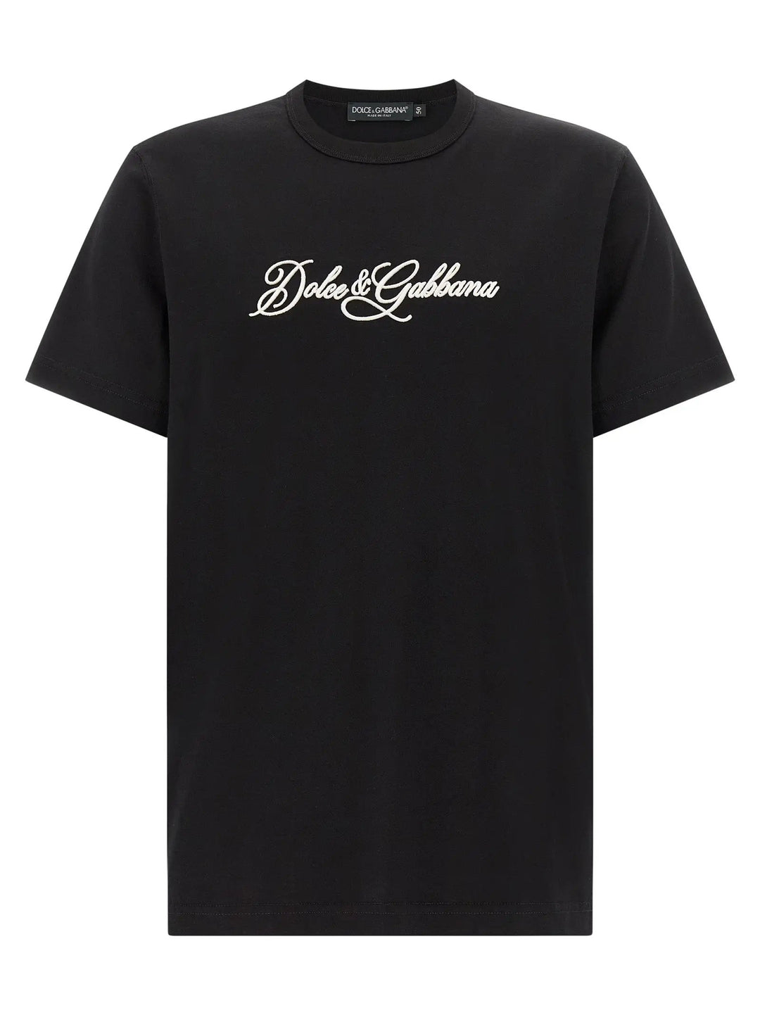 Dolce &amp; Gabbana Sample Sale | Dolce &amp; Gabbana Black Cotton T-Shirt - | Designer outlet