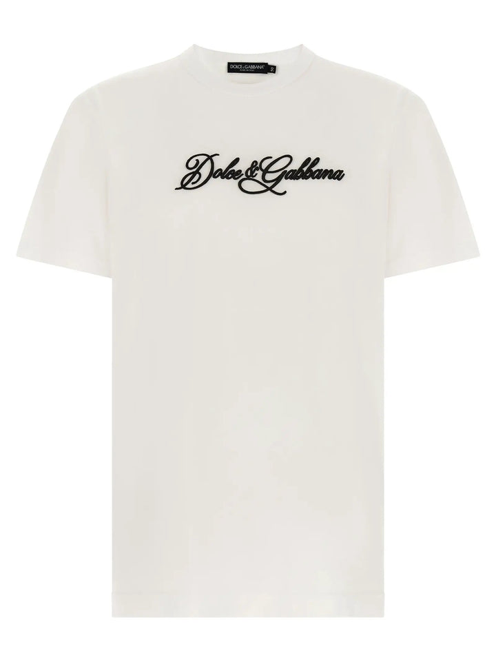 Dolce &amp; Gabbana Sample Sale | Dolce &amp; Gabbana White Cotton T-Shirt - | Designer outlet