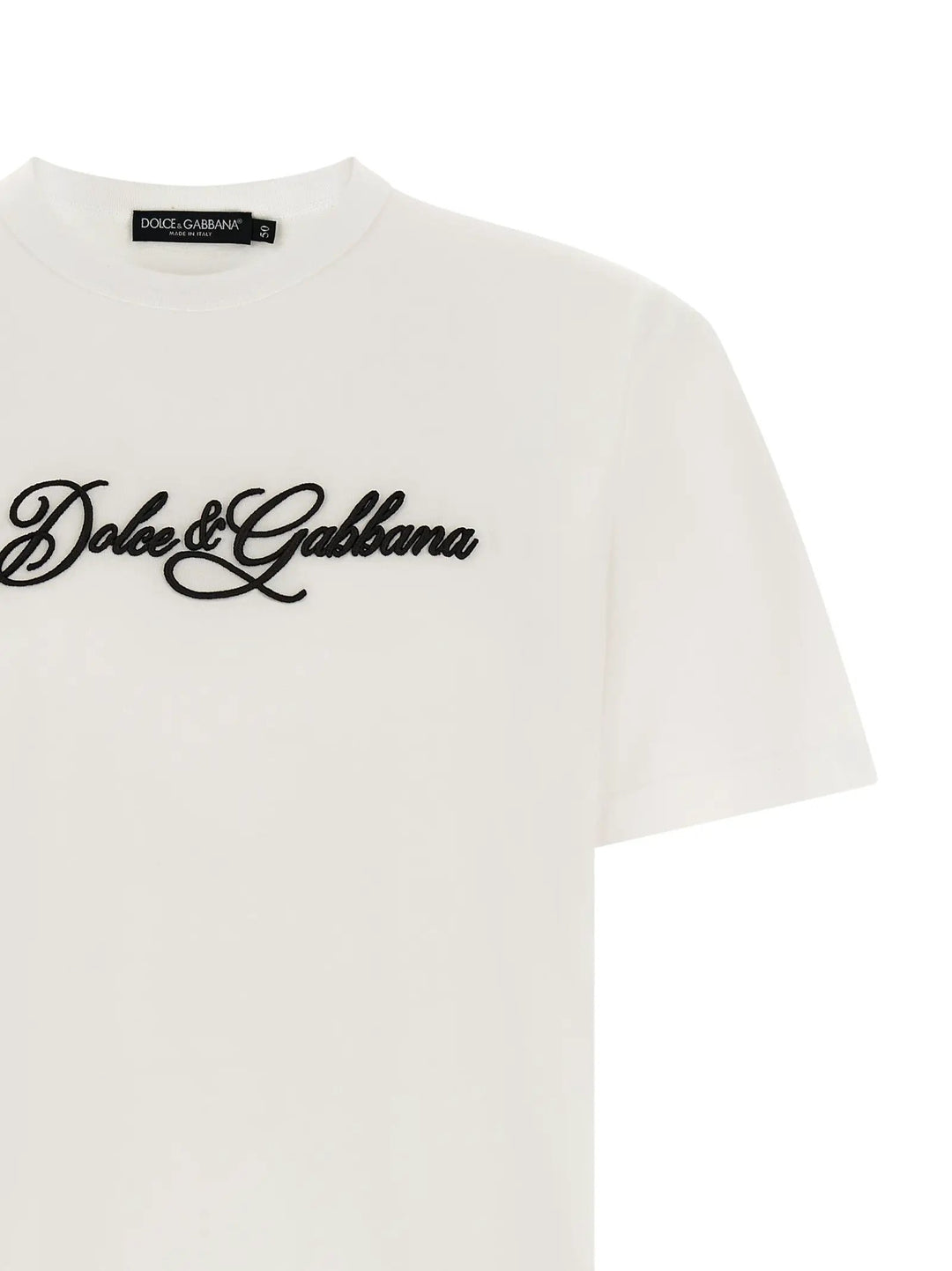 Dolce &amp; Gabbana Sample Sale | Dolce &amp; Gabbana White Cotton T-Shirt - | Designer outlet