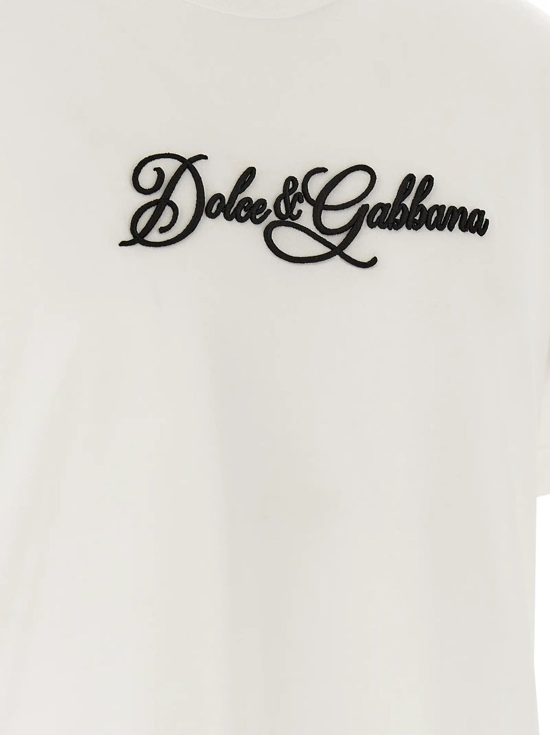 Dolce &amp; Gabbana Sample Sale | Dolce &amp; Gabbana White Cotton T-Shirt - | Designer outlet