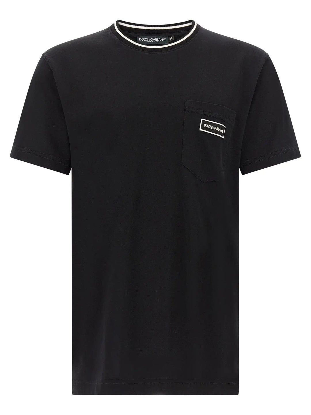 Dolce &amp; Gabbana Sample Sale | Dolce &amp; Gabbana Black Cotton T-Shirt - | Designer outlet