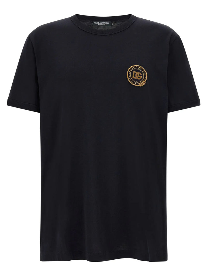 Dolce &amp; Gabbana Sample Sale | Dolce &amp; Gabbana Blue Cotton T-Shirt - | Designer outlet