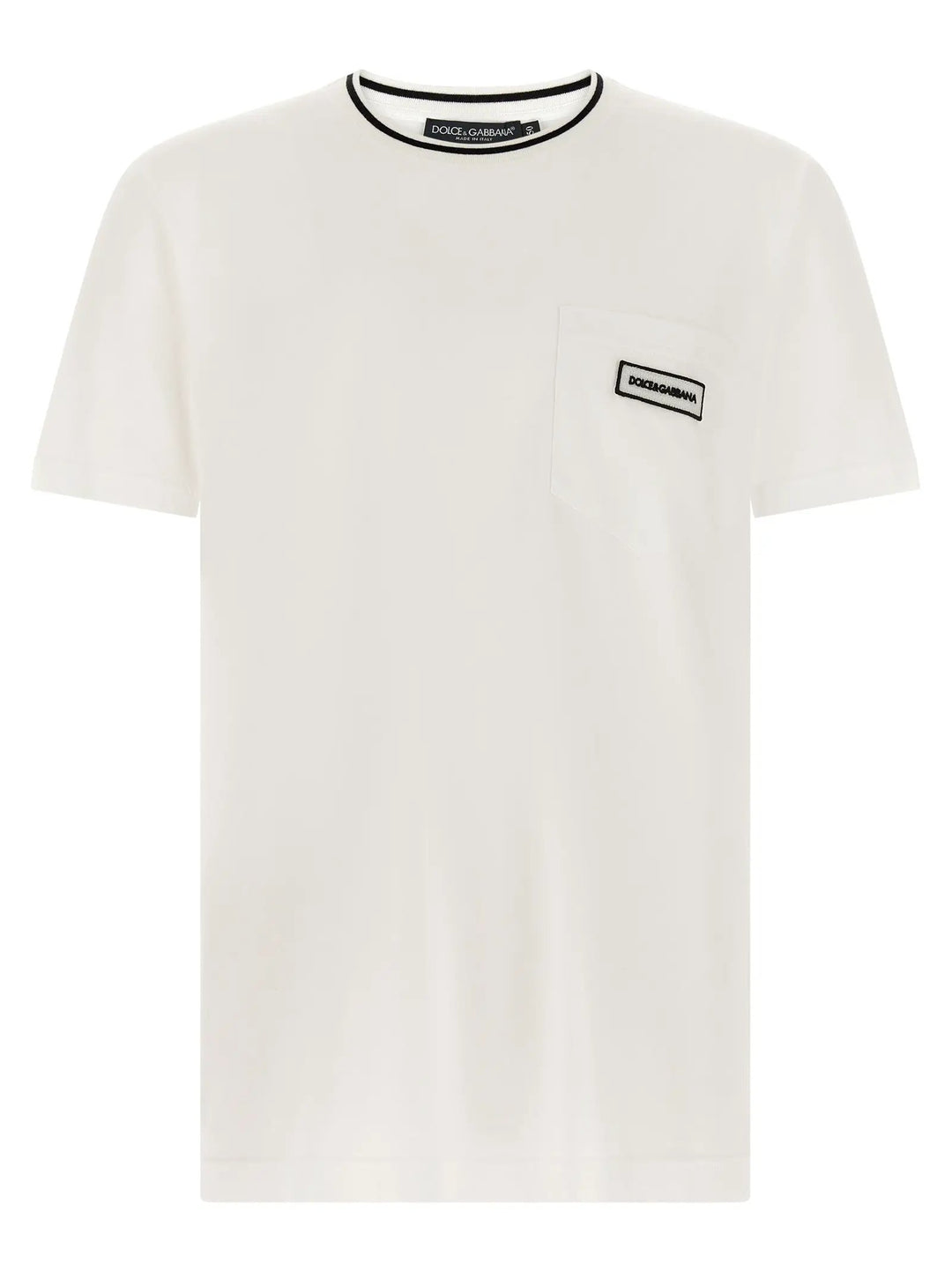 Dolce &amp; Gabbana Sample Sale | Dolce &amp; Gabbana White Cotton T-Shirt - | Designer outlet
