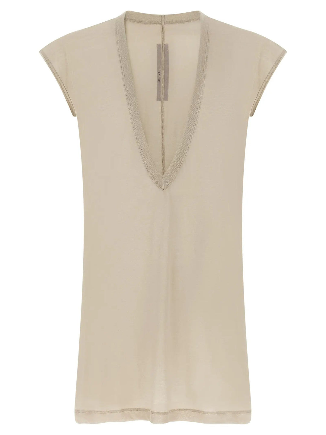 Rick Owens Sample Sale | Rick Owens Beige Cotton T-Shirt - | Designer outlet