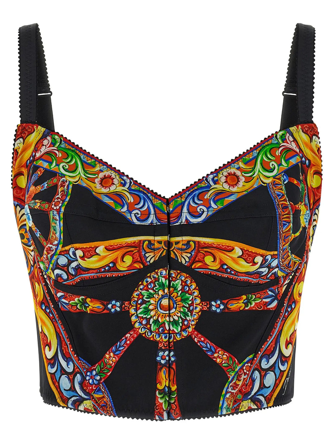 Dolce &amp; Gabbana Sample Sale | Dolce &amp; Gabbana Multicolor Silk Tank Tops - | Designer outlet