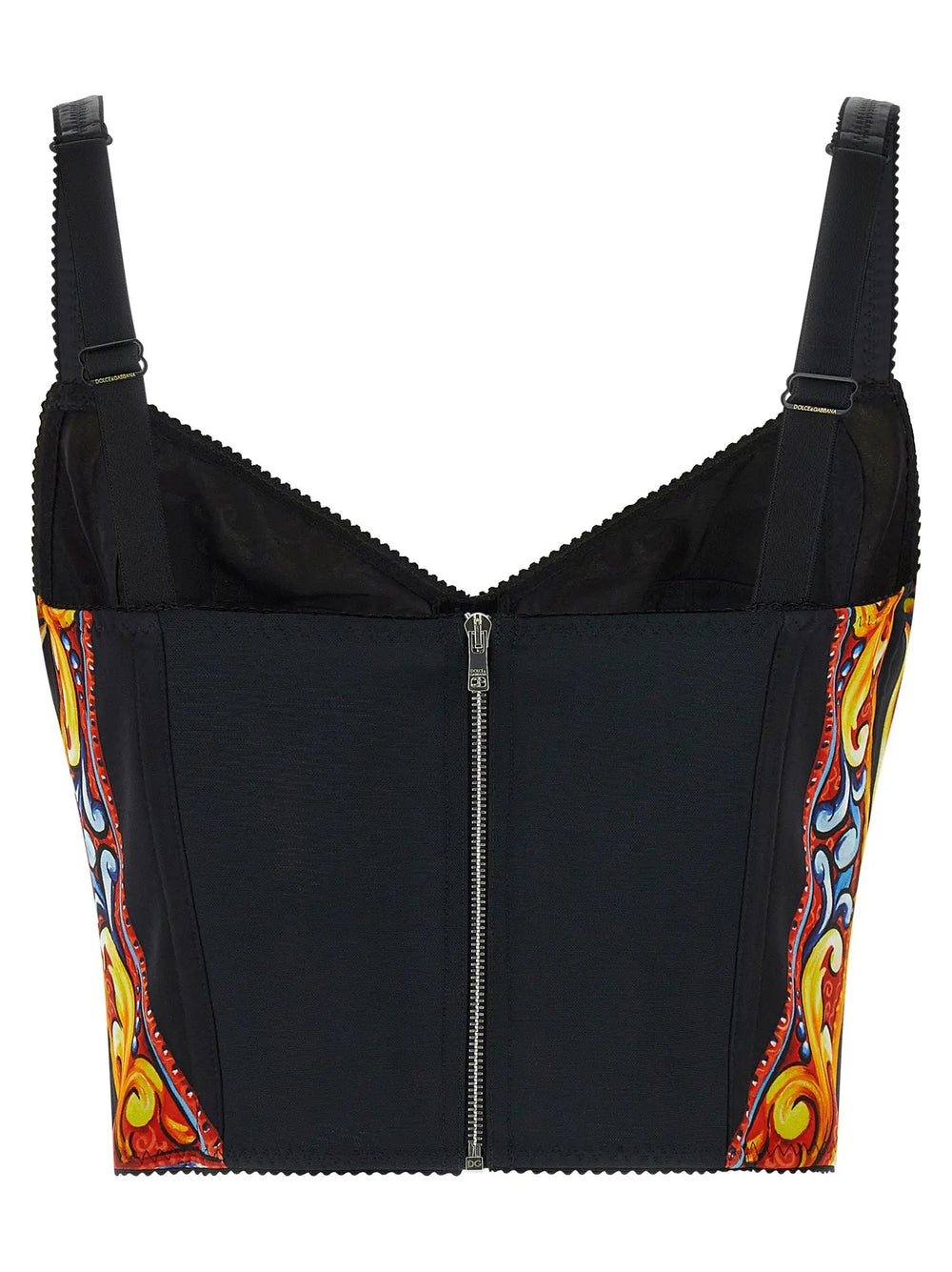 Dolce & Gabbana Sample Sale | Dolce & Gabbana Multicolor Silk Tank Tops - | Designer outlet