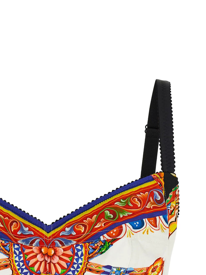 Dolce &amp; Gabbana Sample Sale | Dolce &amp; Gabbana Multicolor Cotton Tank Tops - | Designer outlet