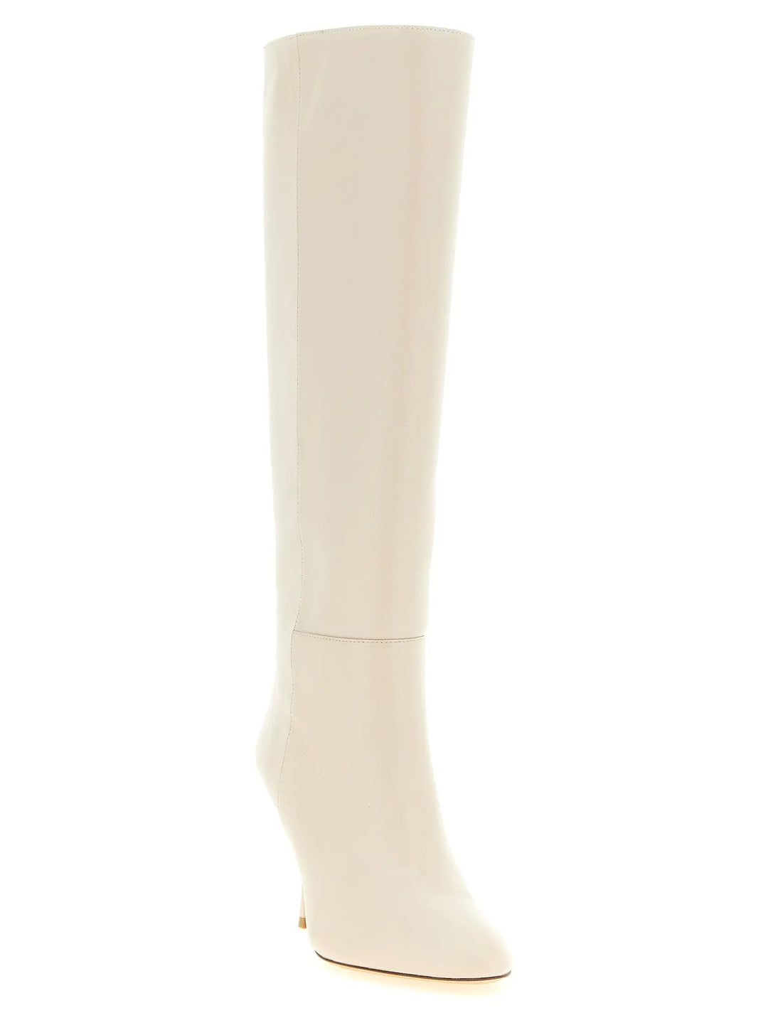 Stuart Weitzman Sample Sale | Stuart Weitzman White Lamb Leather Over The Knee - | Designer outlet