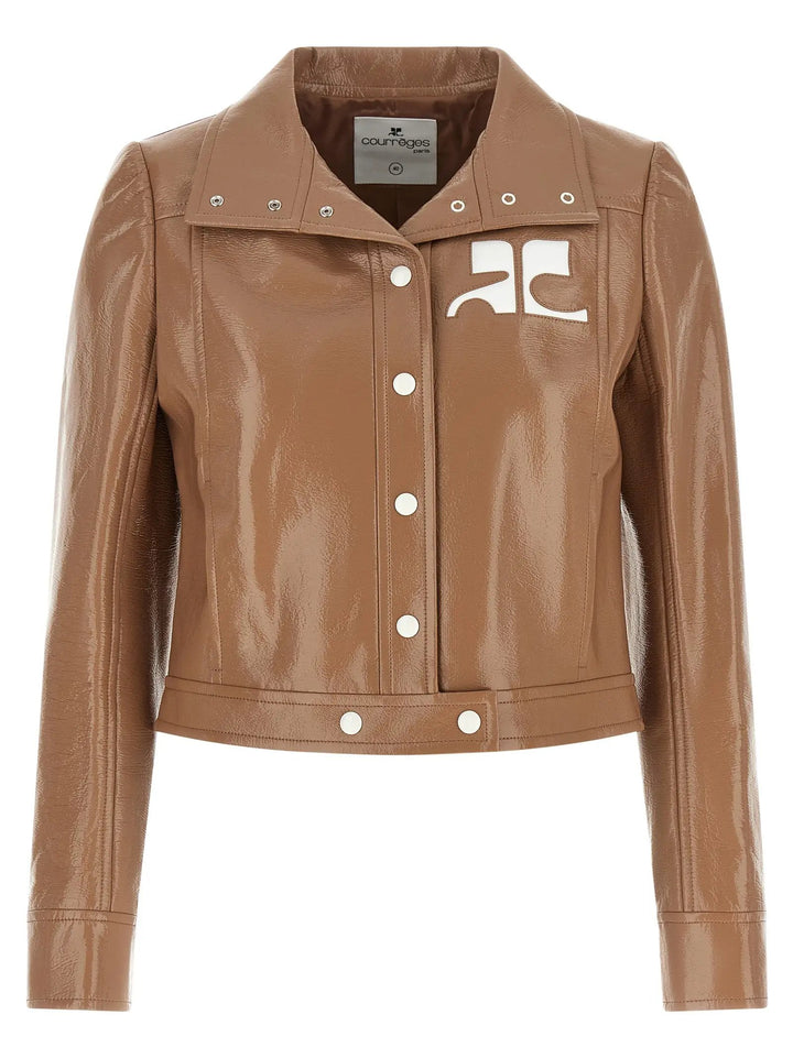 Courrèges Sample Sale | Courrèges Brown Cotton Full-Length Jacket - | Designer outlet