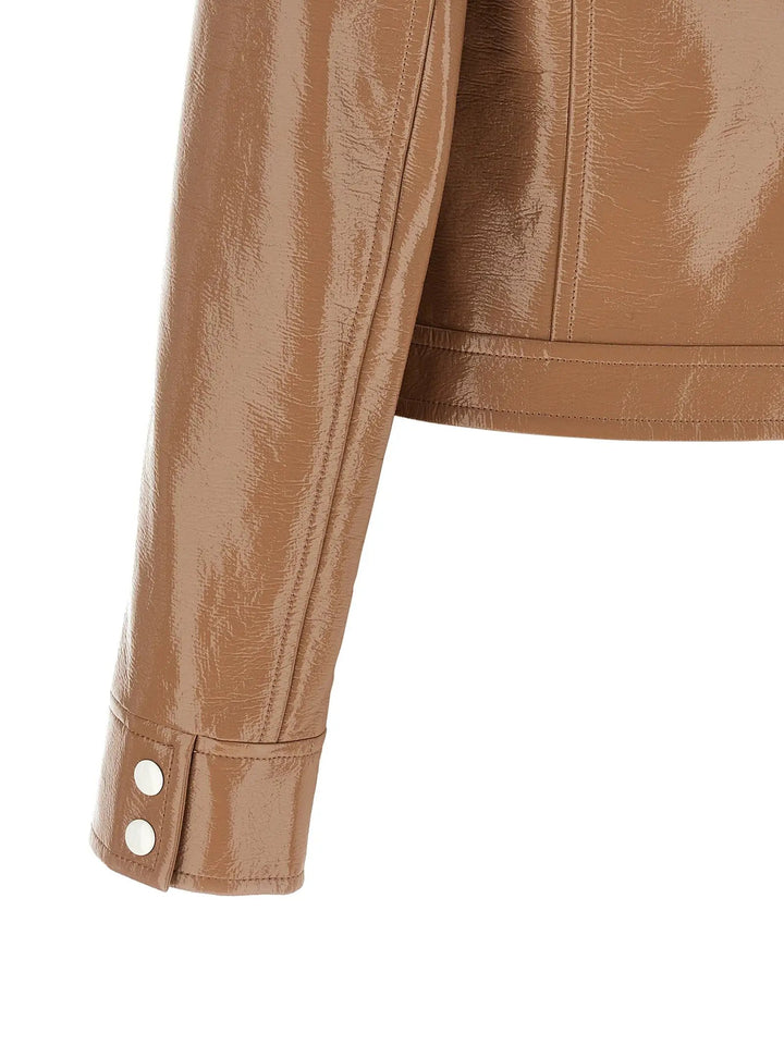 Courrèges Sample Sale | Courrèges Brown Cotton Full-Length Jacket - | Designer outlet