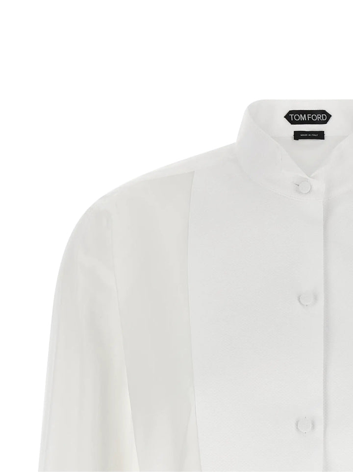 Tom Ford Sample Sale | Tom Ford White Cotton Blouse - | Designer outlet