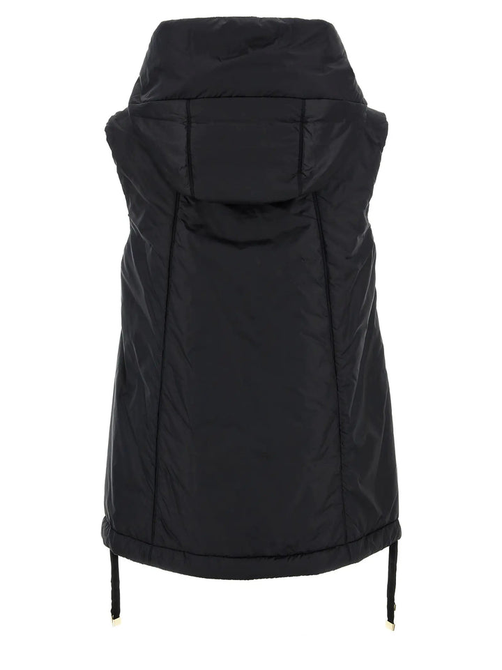 Max Mara Sample Sale | Max Mara Black Polyester Sleeveless Jacket - | Designer outlet