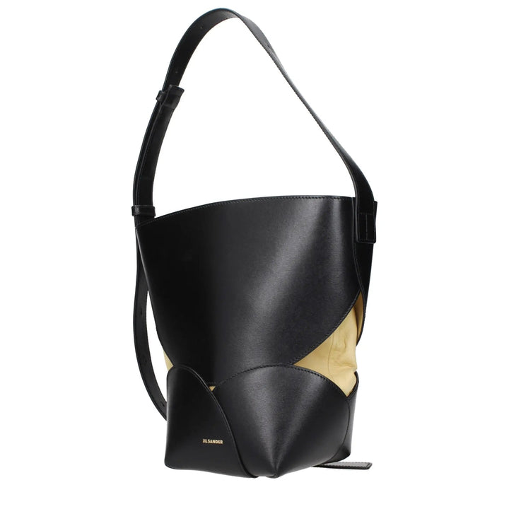 Jil Sander Black Leather Crossbody Bag