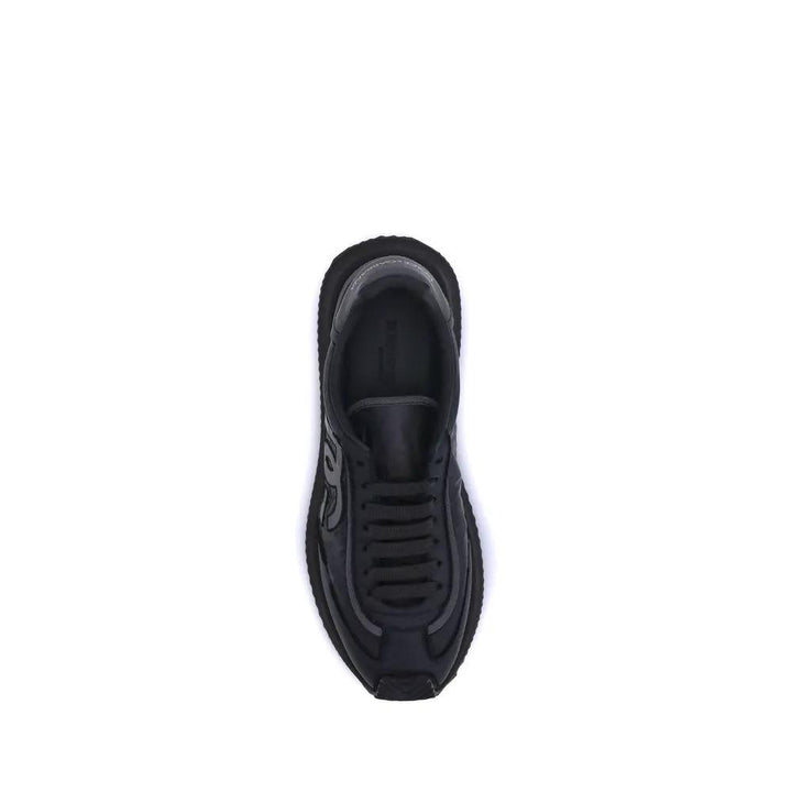 Dolce &amp; Gabbana Black Fabric Athletic Sneakers