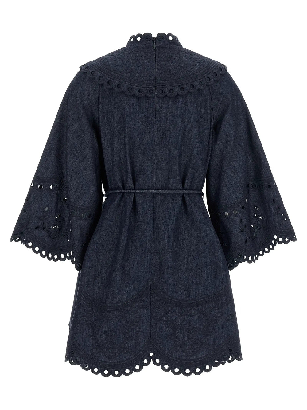 Zimmermann Sample Sale | Zimmermann Blue Cotton Short Dress - | Designer outlet