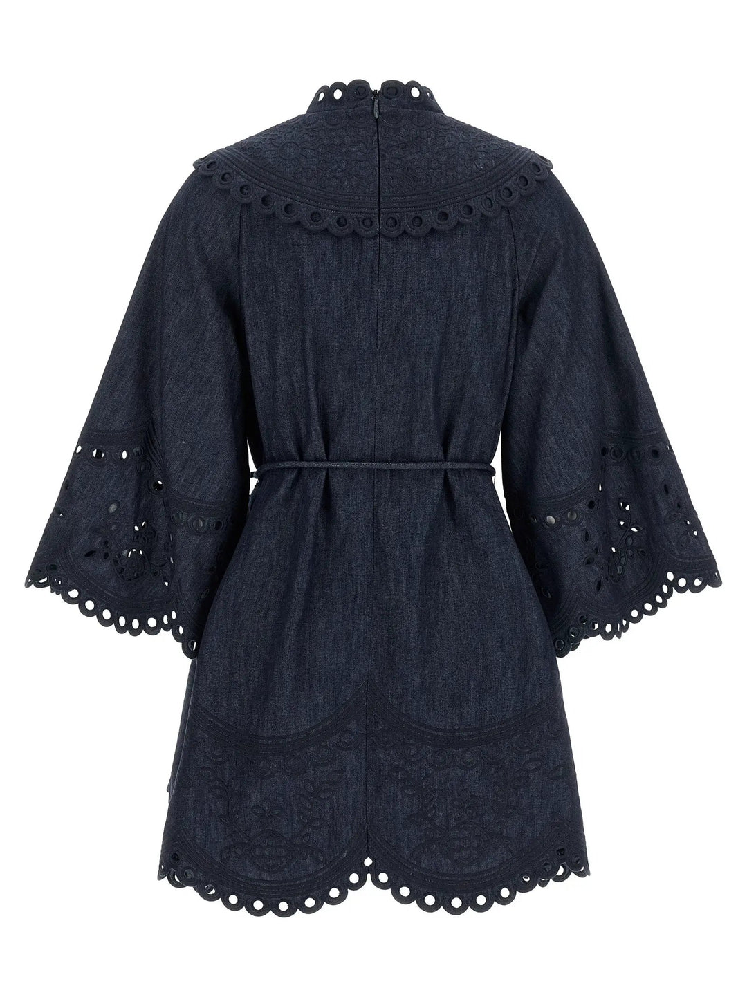 Zimmermann Sample Sale | Zimmermann Blue Cotton Short Dress - | Designer outlet