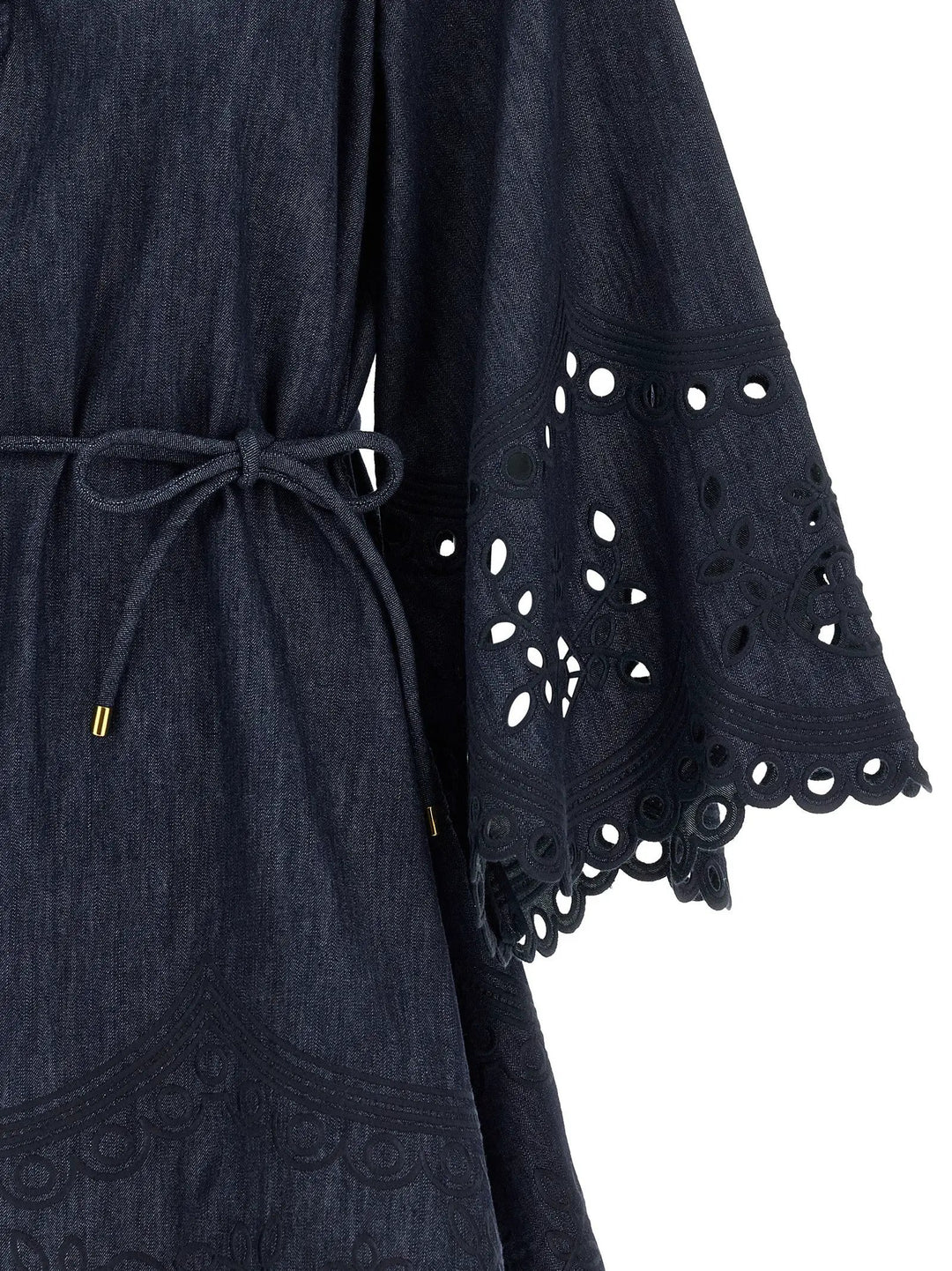 Zimmermann Sample Sale | Zimmermann Blue Cotton Short Dress - | Designer outlet