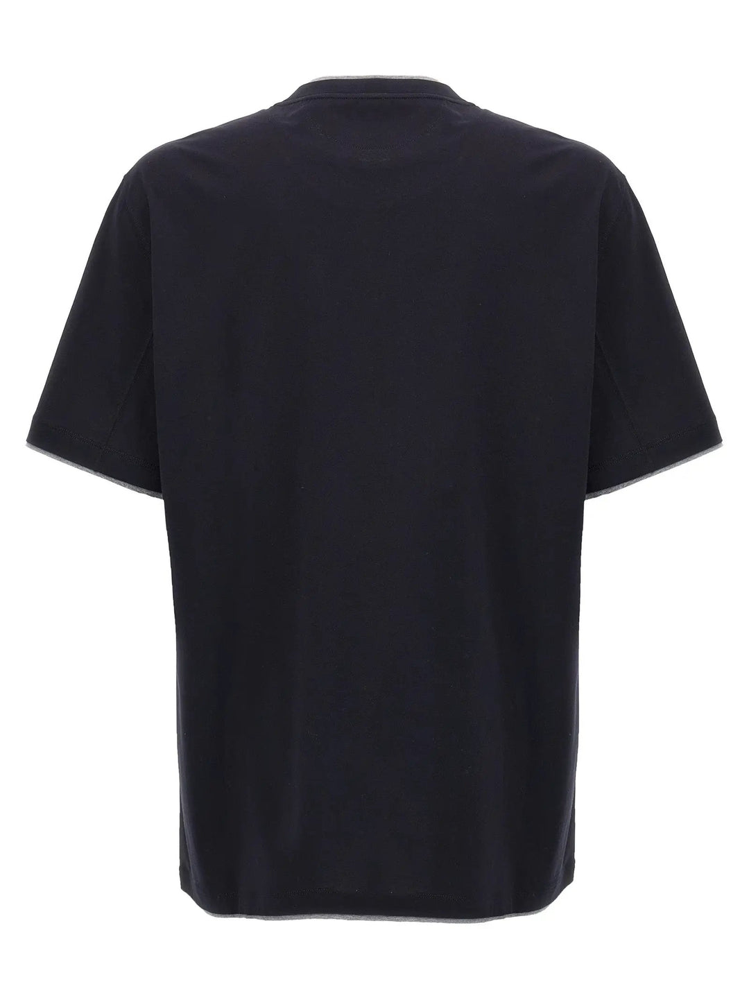Brunello Cucinelli Sample Sale | Brunello Cucinelli Blue Cotton T-Shirt - | Designer outlet