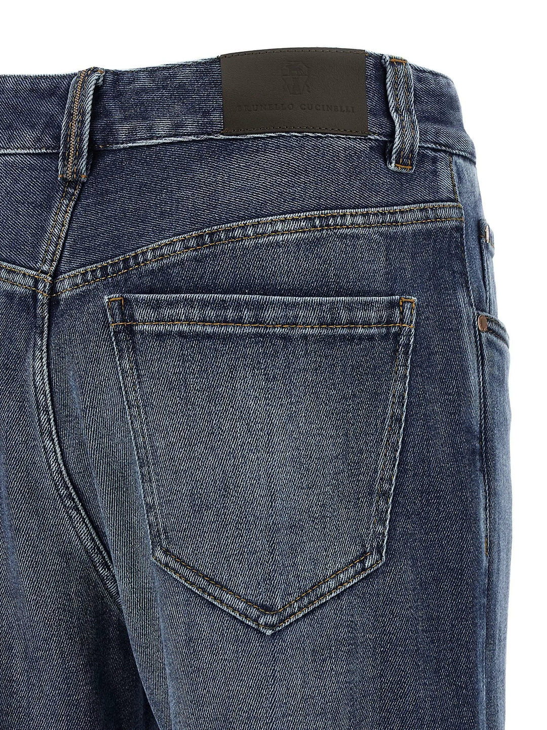Brunello Cucinelli Sample Sale | Brunello Cucinelli Blue Cotton Relaxed Fit Jeans - | Designer outlet