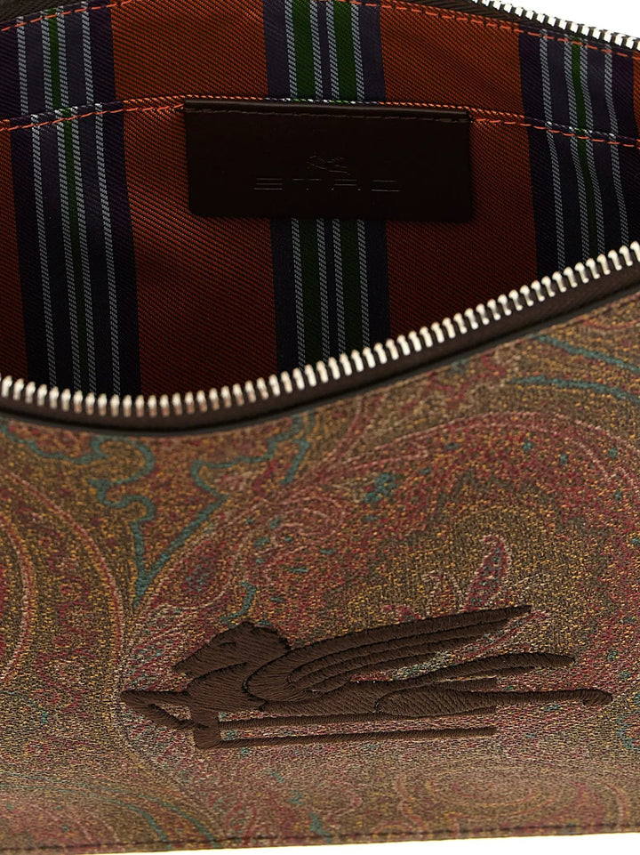 Etro Sample Sale | Etro Brown Cotton Clutch Bag - | Designer outlet