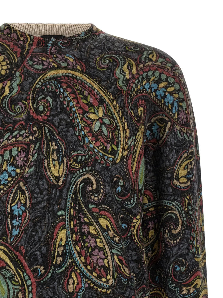 Etro Sample Sale | Etro Multicolor Wool Cardigan - | Designer outlet