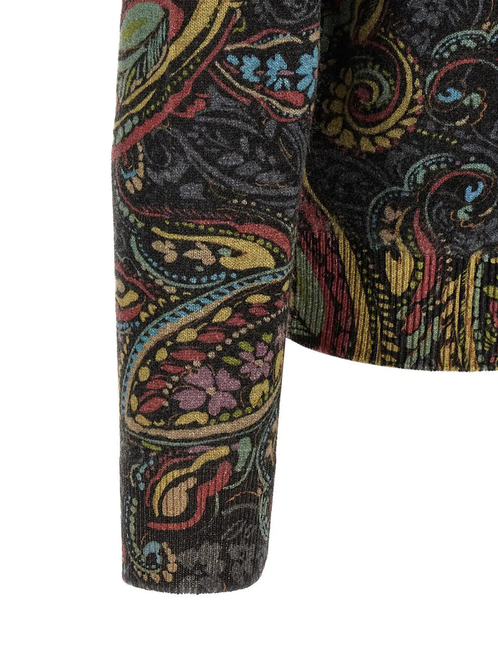 Etro Sample Sale | Etro Multicolor Wool Cardigan - | Designer outlet