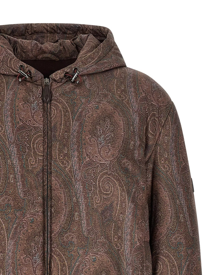 Etro Sample Sale | Etro Brown Polyester Bomber - | Designer outlet