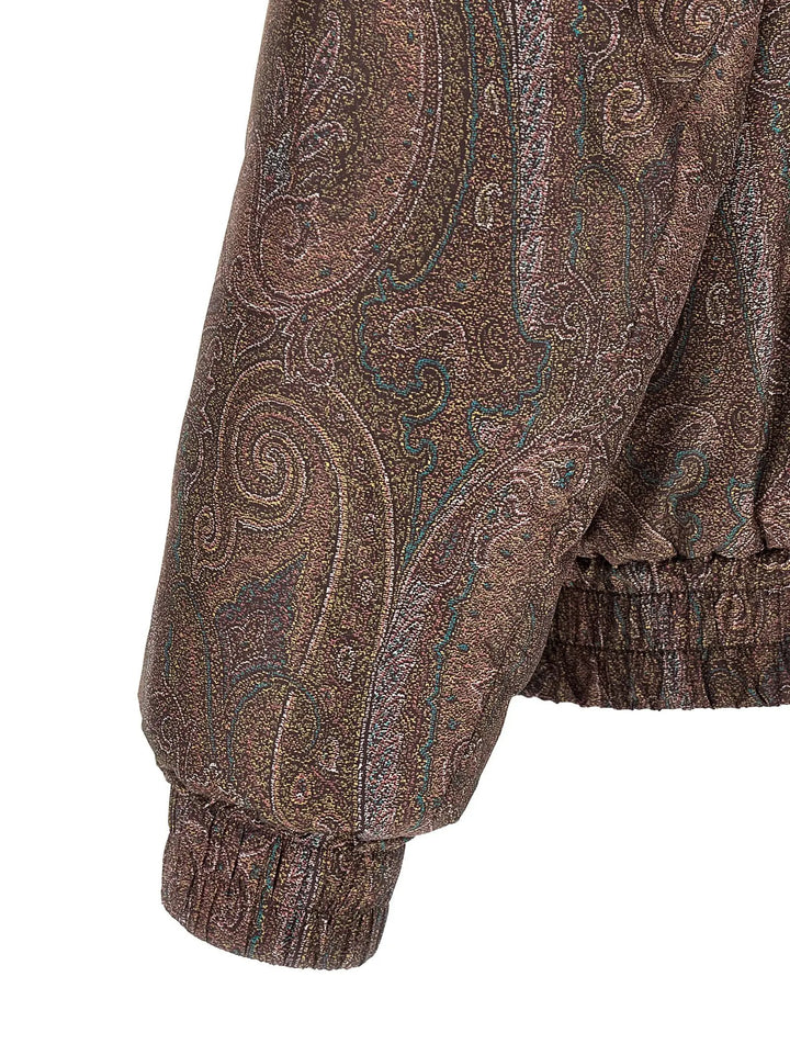 Etro Sample Sale | Etro Brown Polyester Bomber - | Designer outlet