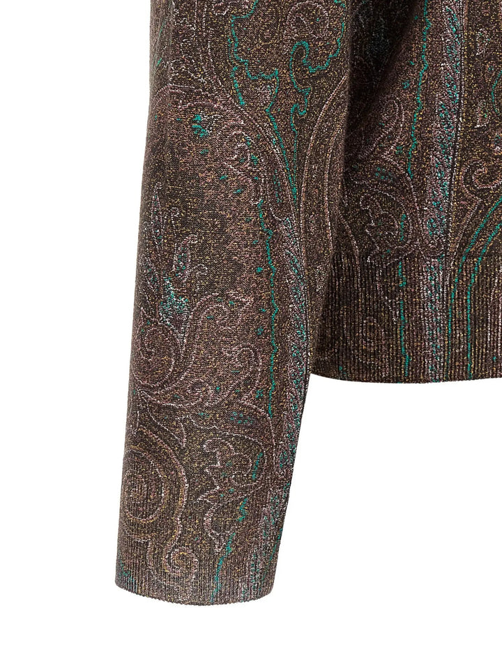 Etro Sample Sale | Etro Bordeaux Silk Cardigan - | Designer outlet