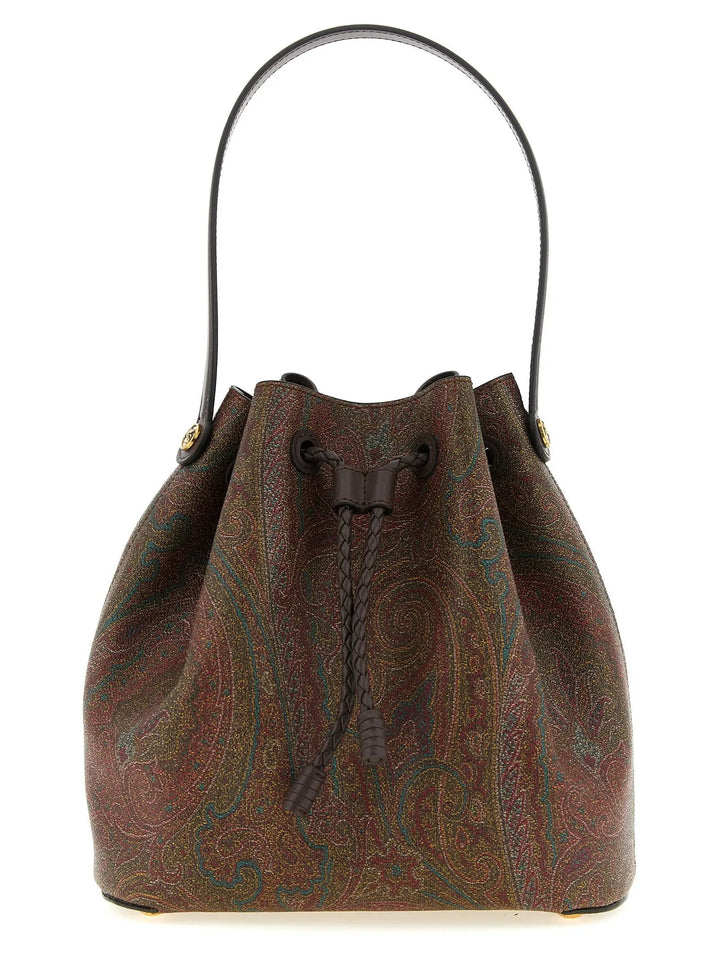Etro Sample Sale | Etro Brown Cotton Handbag - | Designer outlet