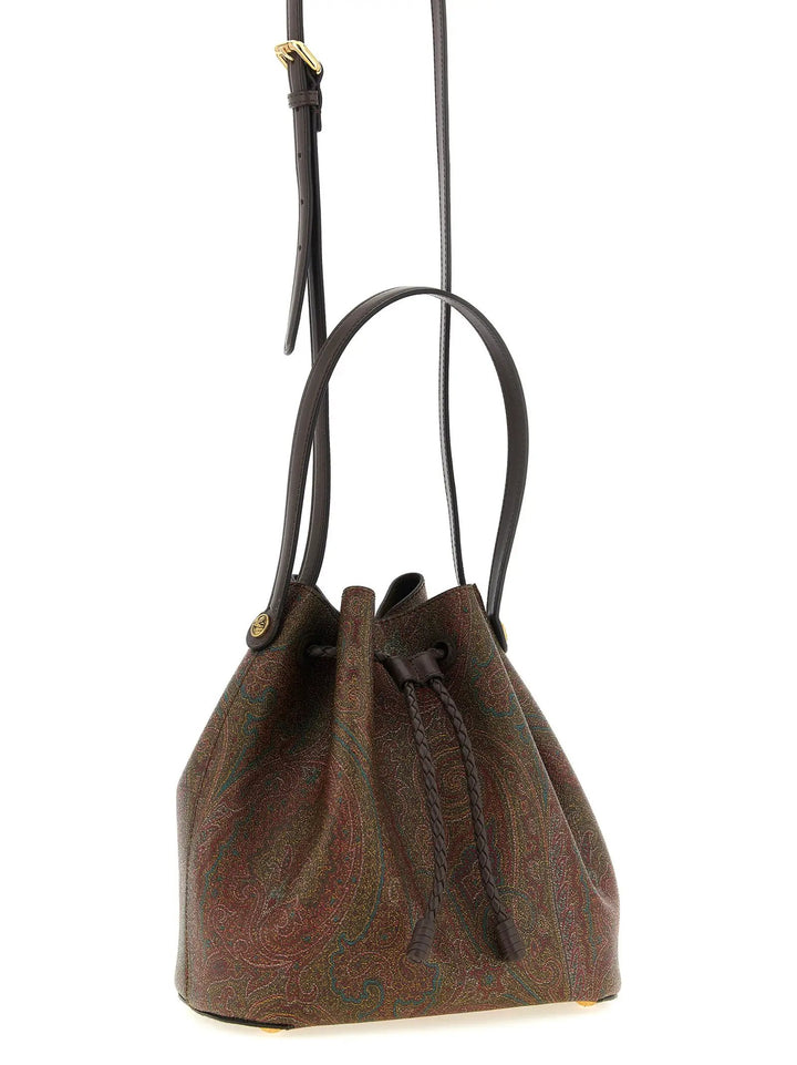 Etro Sample Sale | Etro Brown Cotton Handbag - | Designer outlet