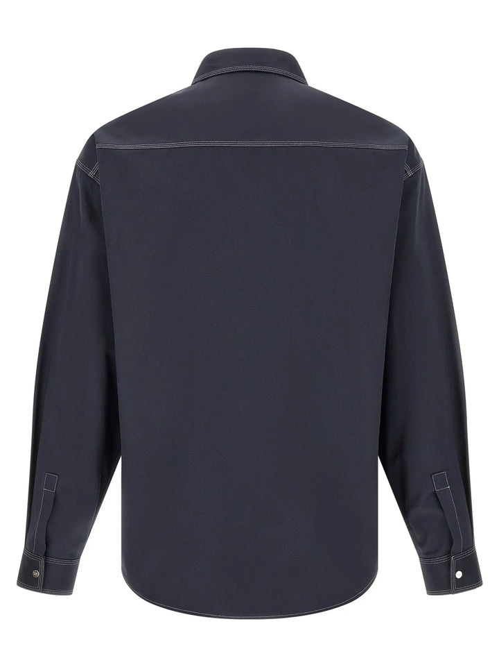 Fendi Sample Sale | Fendi Blue Cotton Blouse - | Designer outlet