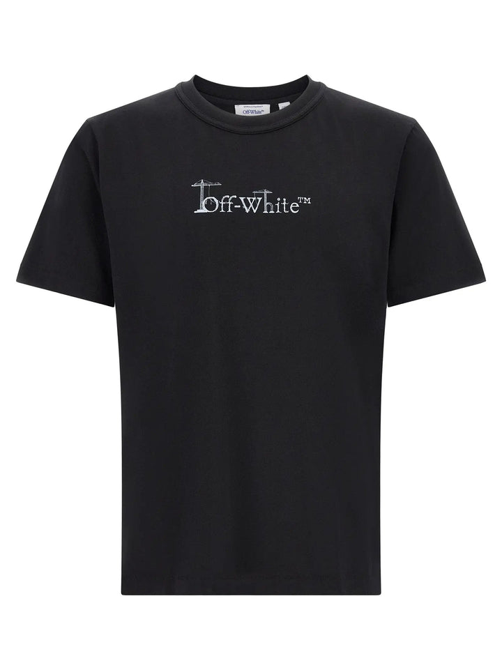 Off-White Sample Sale | Off-White Black Cotton T-Shirt - | Designer outlet