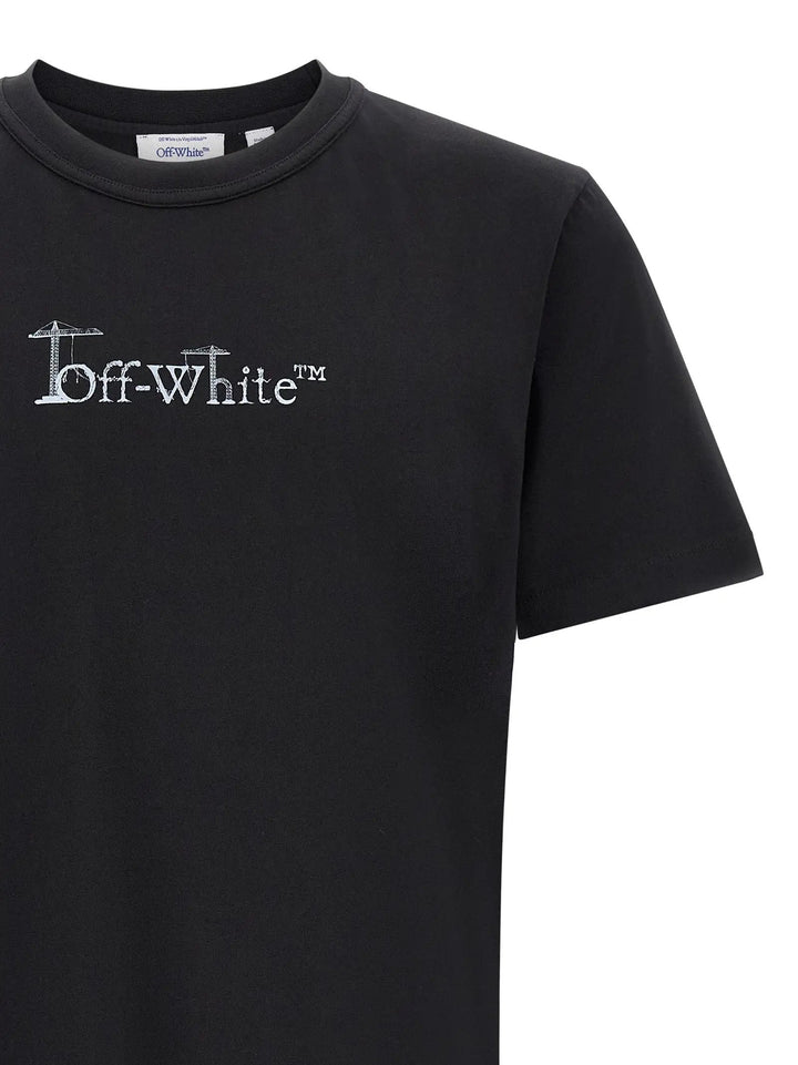 Off-White Sample Sale | Off-White Black Cotton T-Shirt - | Designer outlet