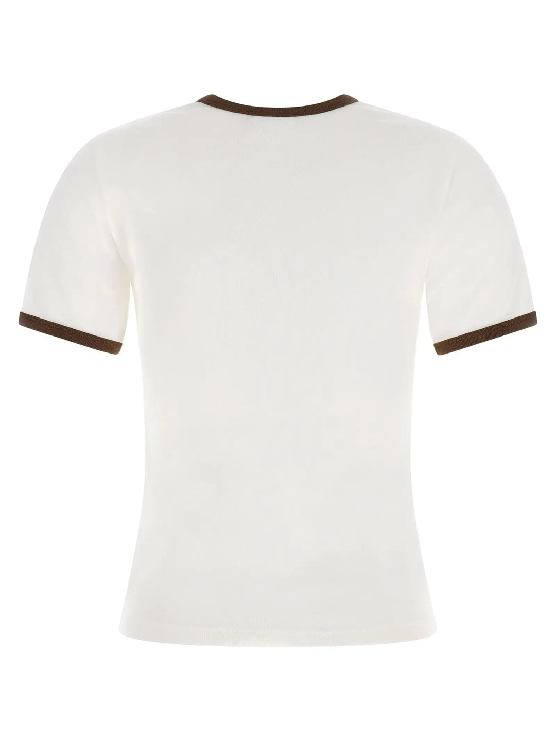 Courrèges Sample Sale | Courrèges Brown Cotton T-Shirt - | Designer outlet